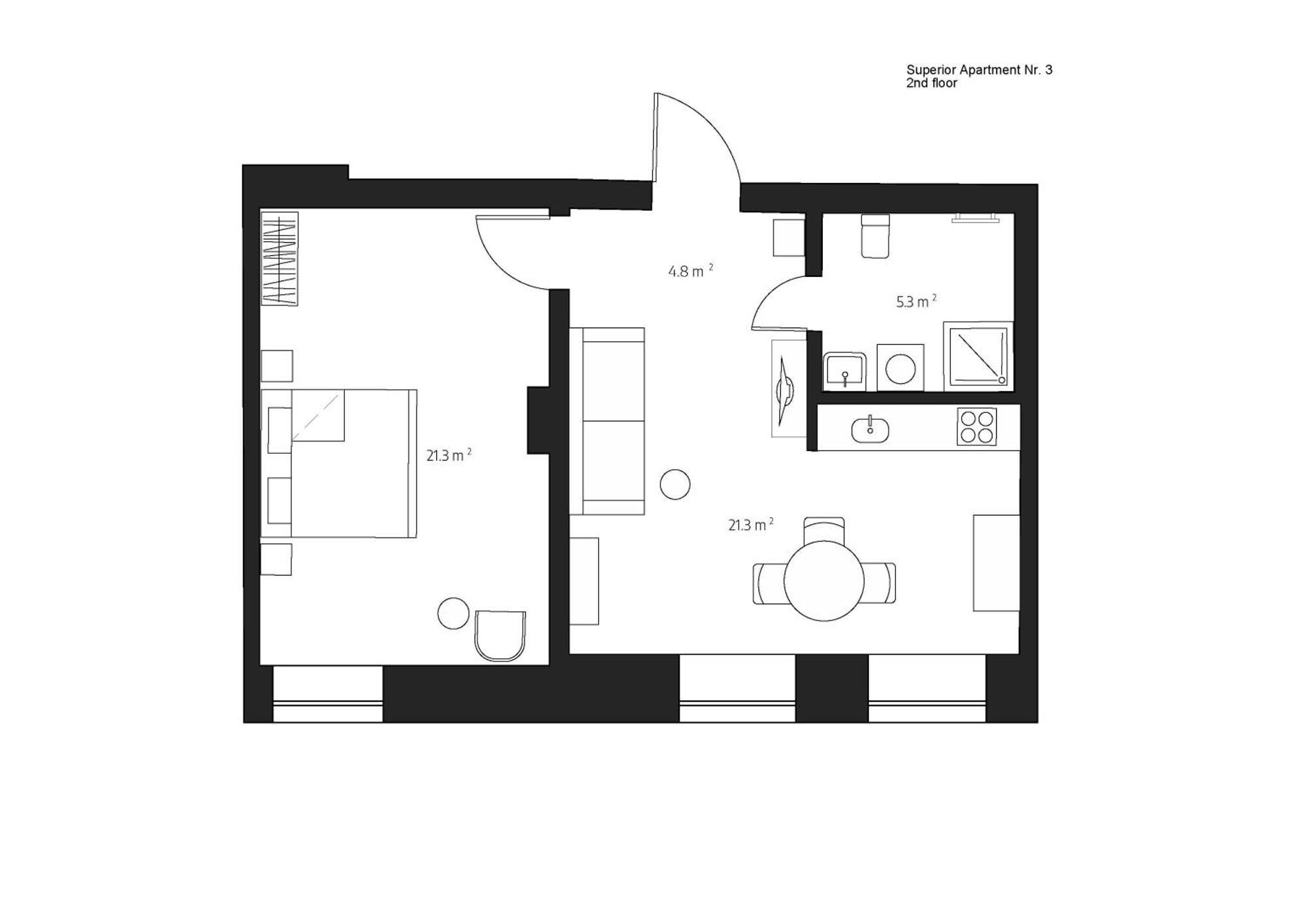 Centra Nams - Center Apartments Cēsis Szoba fotó