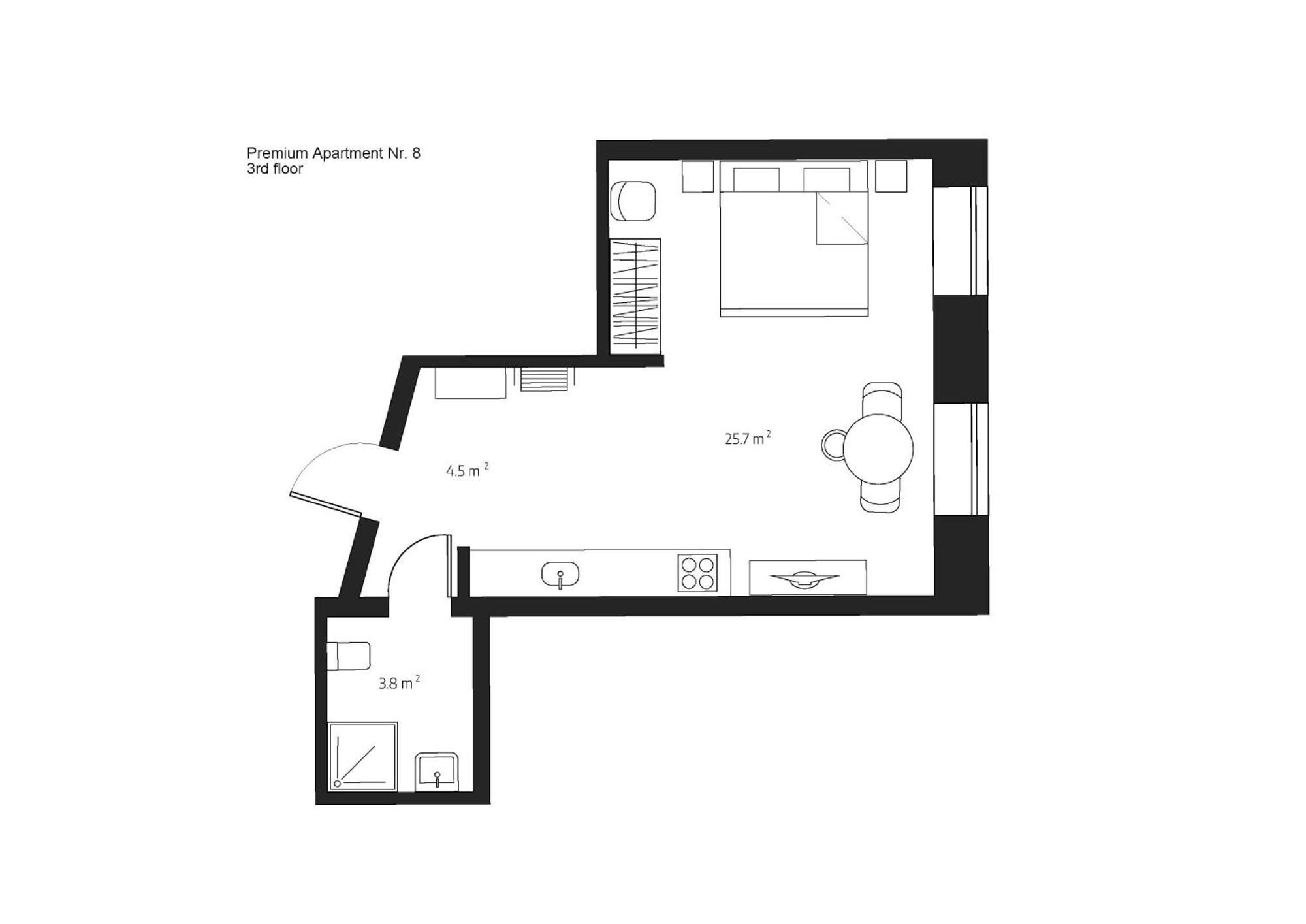 Centra Nams - Center Apartments Cēsis Szoba fotó