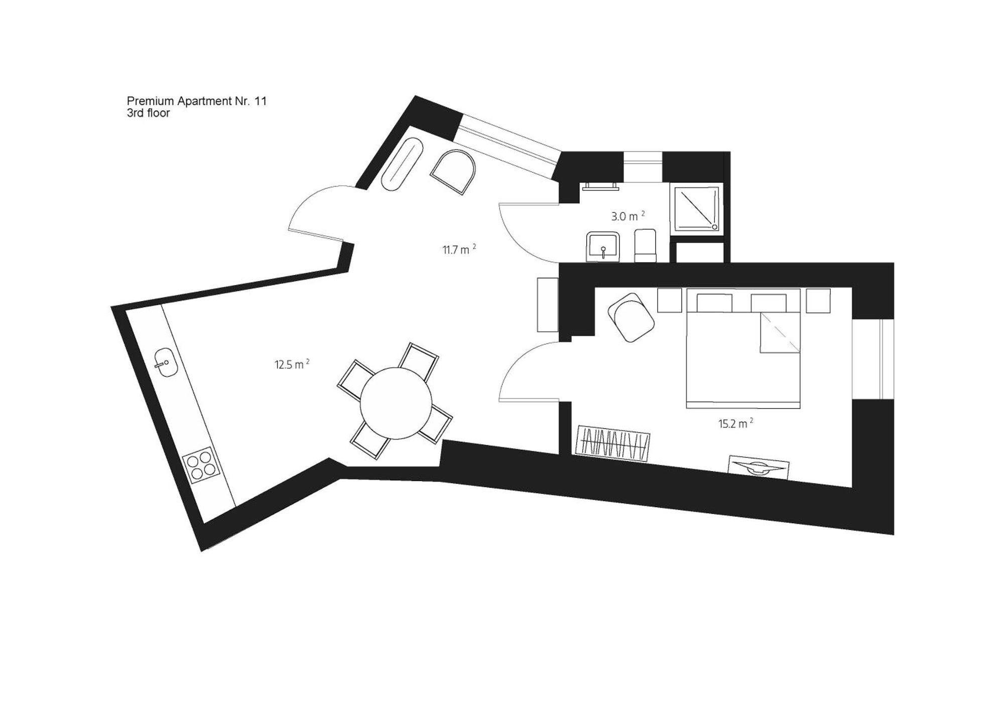 Centra Nams - Center Apartments Cēsis Szoba fotó